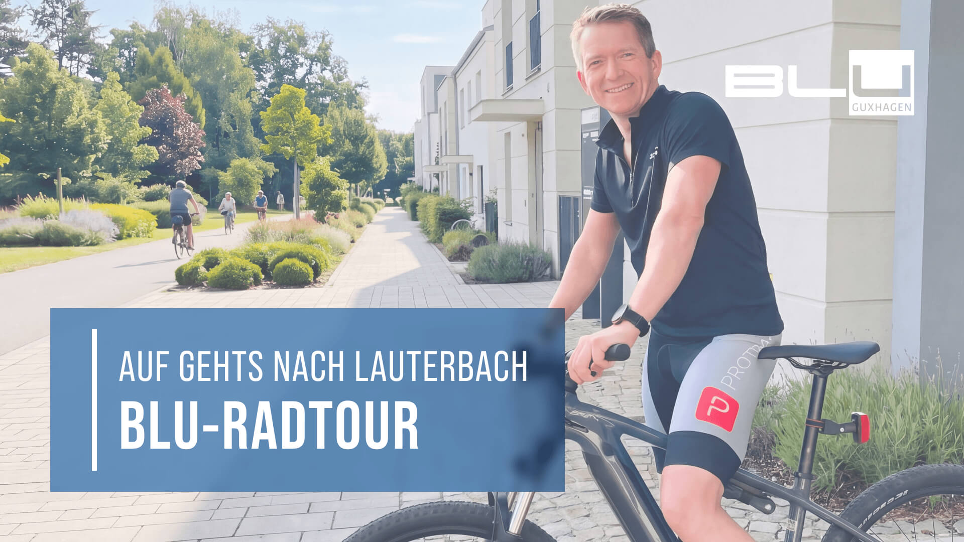 BLU Radtour nach Lauterbach mit einer Gruppe von 16 Leuten. Übernachtung in Jugendherberge. 